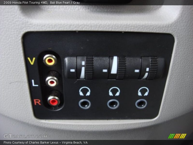 Bali Blue Pearl / Gray 2009 Honda Pilot Touring 4WD