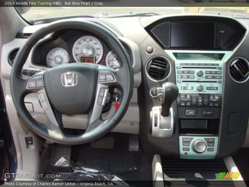 Bali Blue Pearl / Gray 2009 Honda Pilot Touring 4WD