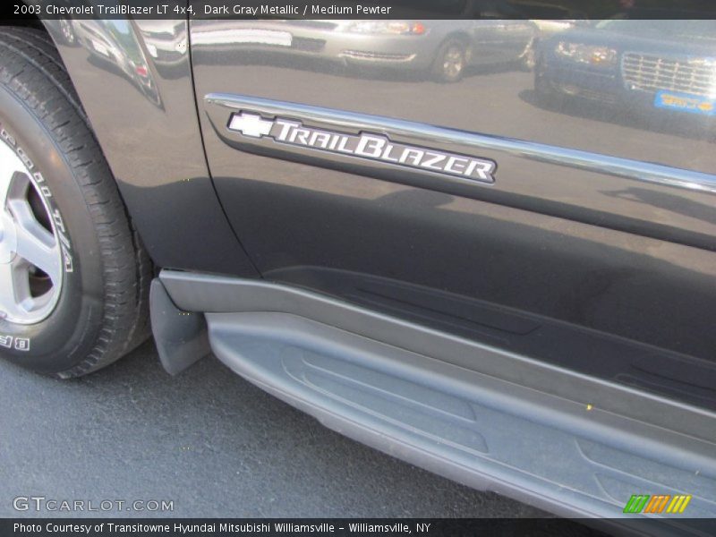 Dark Gray Metallic / Medium Pewter 2003 Chevrolet TrailBlazer LT 4x4