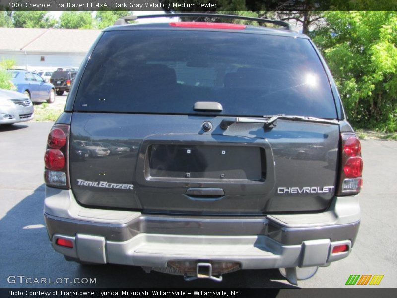 Dark Gray Metallic / Medium Pewter 2003 Chevrolet TrailBlazer LT 4x4