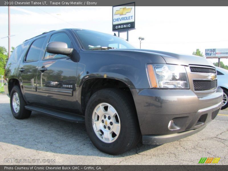 Taupe Gray Metallic / Ebony 2010 Chevrolet Tahoe LT