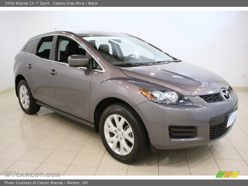 Galaxy Gray Mica / Black 2009 Mazda CX-7 Sport