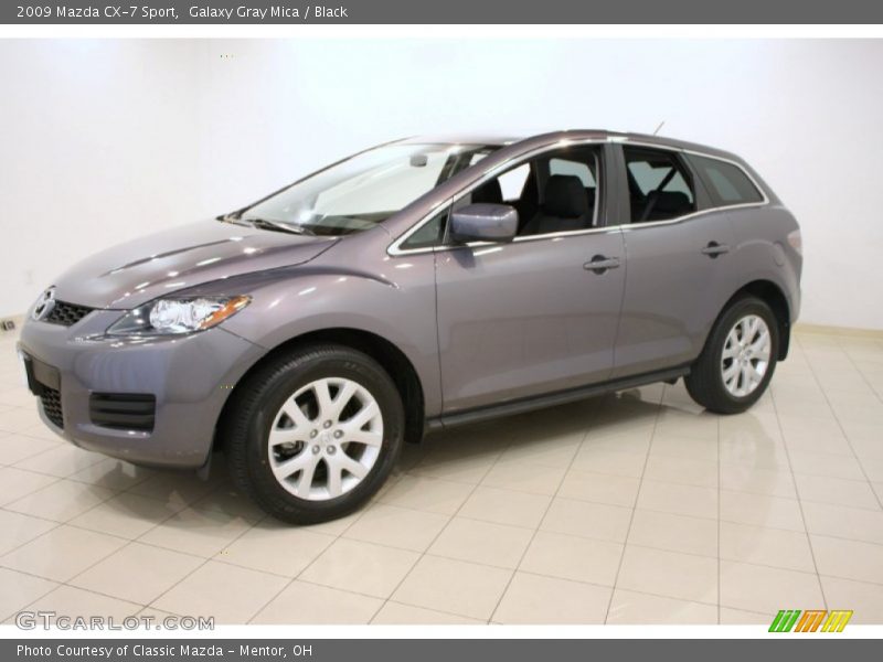 Galaxy Gray Mica / Black 2009 Mazda CX-7 Sport