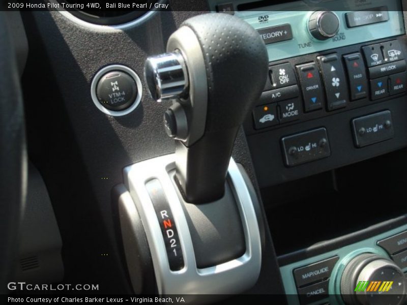 Bali Blue Pearl / Gray 2009 Honda Pilot Touring 4WD