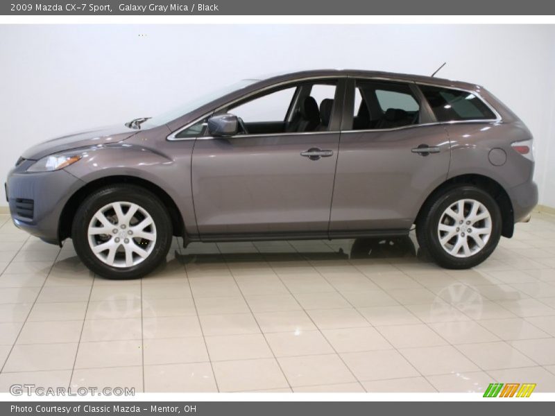 Galaxy Gray Mica / Black 2009 Mazda CX-7 Sport