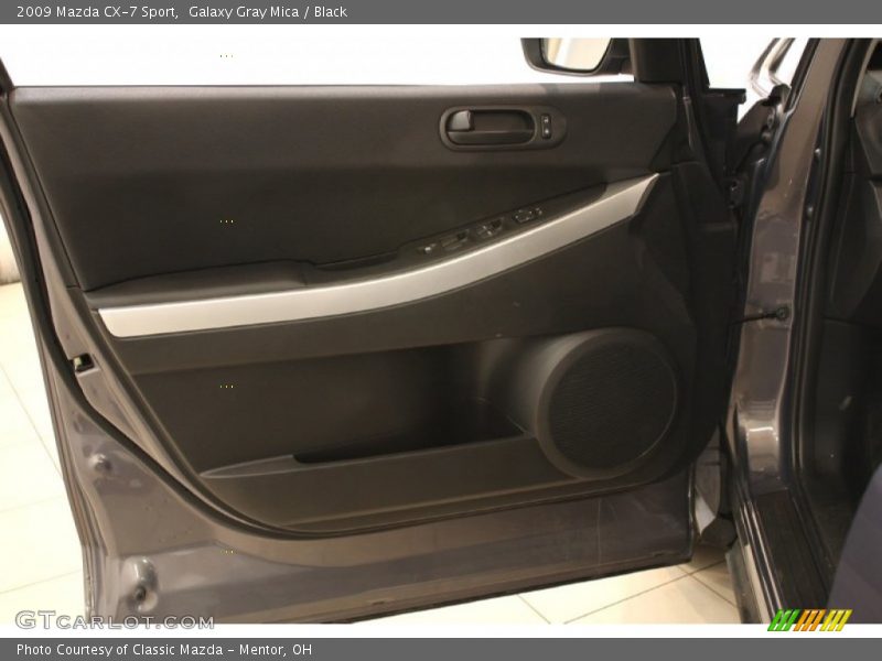 Galaxy Gray Mica / Black 2009 Mazda CX-7 Sport