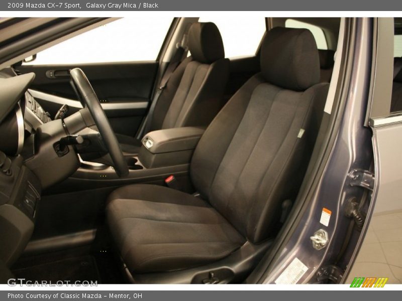 Galaxy Gray Mica / Black 2009 Mazda CX-7 Sport