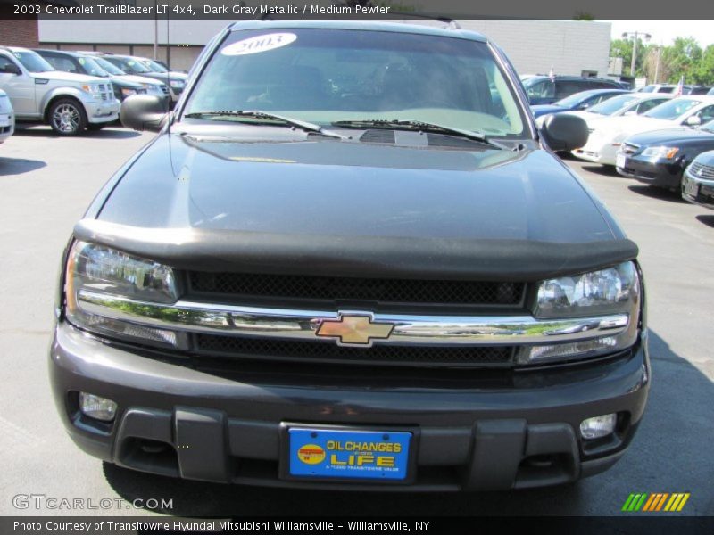 Dark Gray Metallic / Medium Pewter 2003 Chevrolet TrailBlazer LT 4x4
