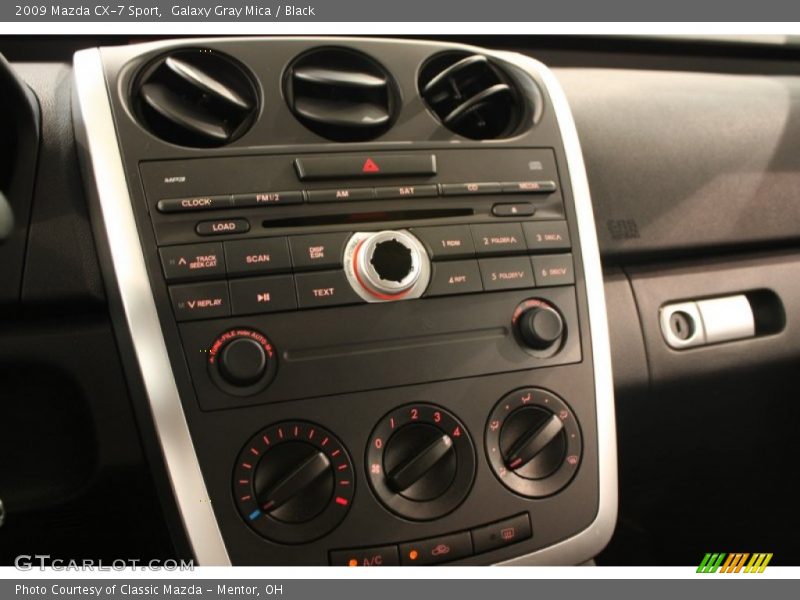Galaxy Gray Mica / Black 2009 Mazda CX-7 Sport