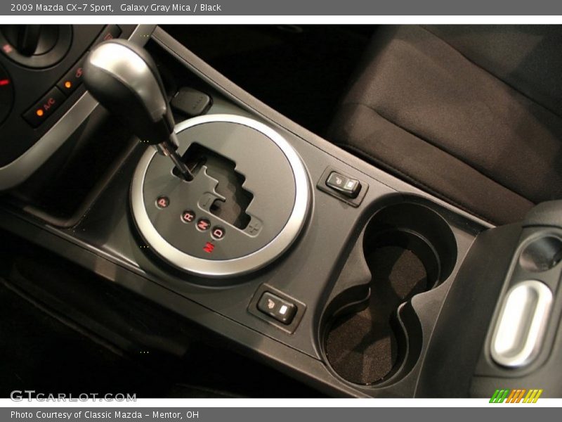 Galaxy Gray Mica / Black 2009 Mazda CX-7 Sport
