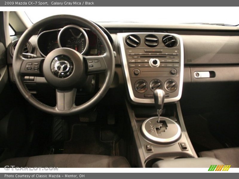 Galaxy Gray Mica / Black 2009 Mazda CX-7 Sport