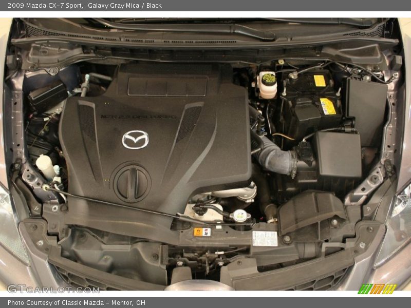 Galaxy Gray Mica / Black 2009 Mazda CX-7 Sport
