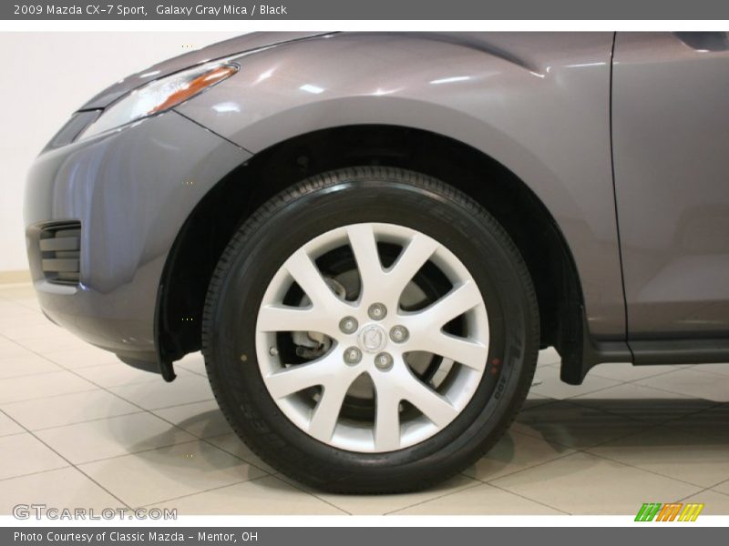 Galaxy Gray Mica / Black 2009 Mazda CX-7 Sport