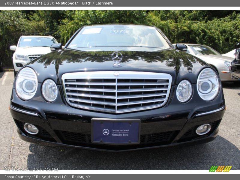 Black / Cashmere 2007 Mercedes-Benz E 350 4Matic Sedan