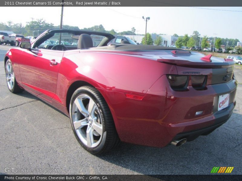 Red Jewel Metallic / Black 2011 Chevrolet Camaro SS Convertible