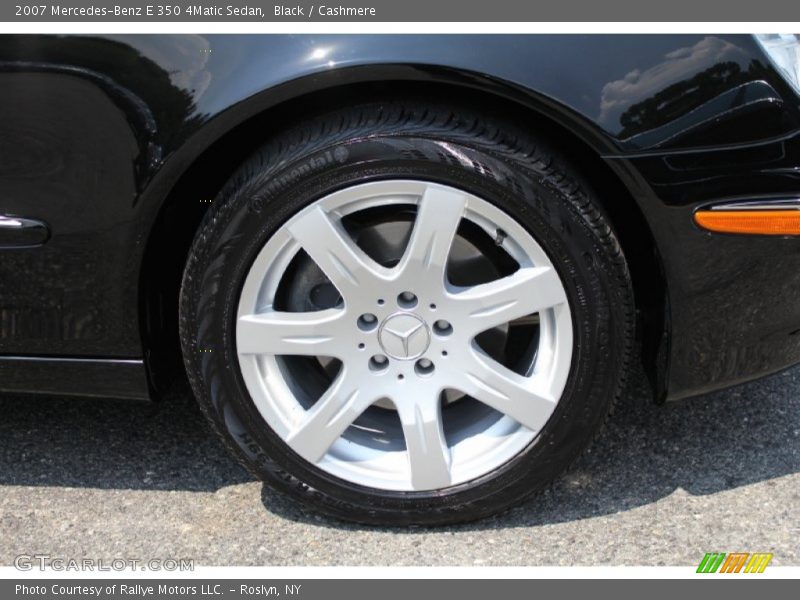 Black / Cashmere 2007 Mercedes-Benz E 350 4Matic Sedan