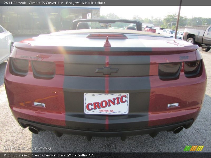 Red Jewel Metallic / Black 2011 Chevrolet Camaro SS Convertible