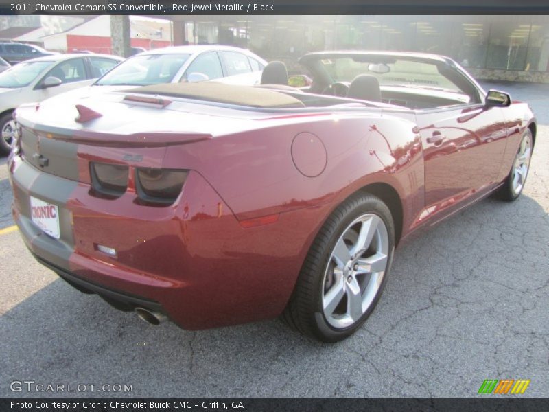 Red Jewel Metallic / Black 2011 Chevrolet Camaro SS Convertible