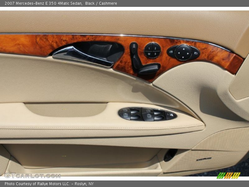 Black / Cashmere 2007 Mercedes-Benz E 350 4Matic Sedan