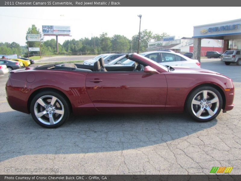 Red Jewel Metallic / Black 2011 Chevrolet Camaro SS Convertible