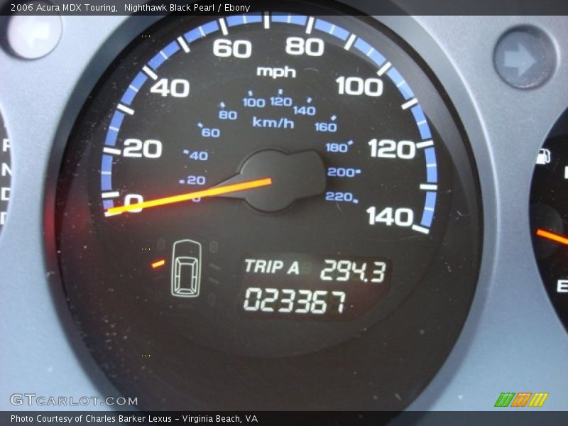 Nighthawk Black Pearl / Ebony 2006 Acura MDX Touring