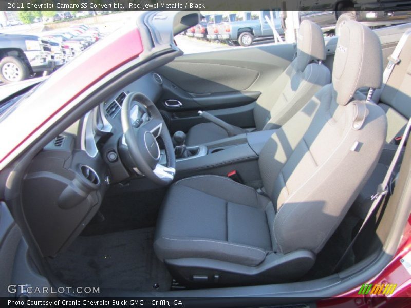  2011 Camaro SS Convertible Black Interior
