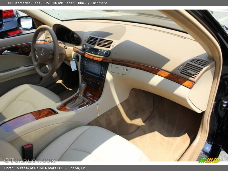 Black / Cashmere 2007 Mercedes-Benz E 350 4Matic Sedan
