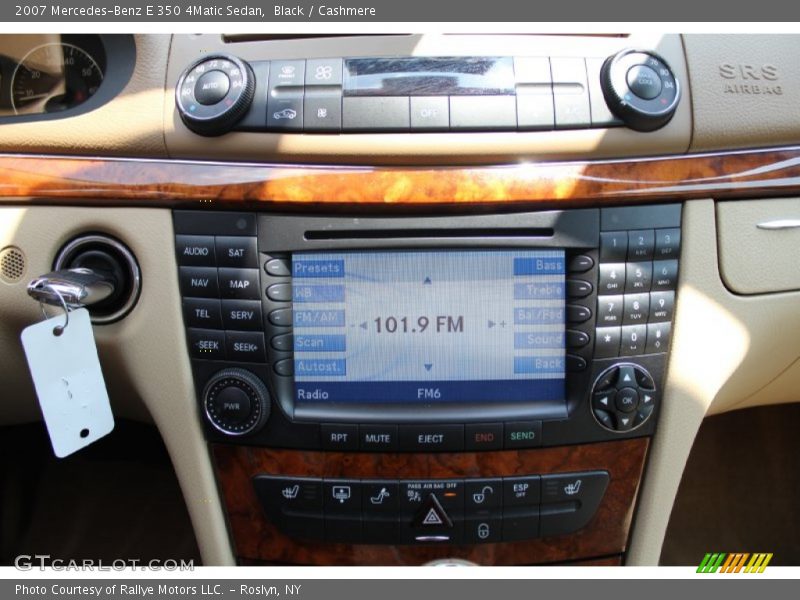 Black / Cashmere 2007 Mercedes-Benz E 350 4Matic Sedan