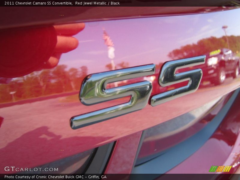 Red Jewel Metallic / Black 2011 Chevrolet Camaro SS Convertible