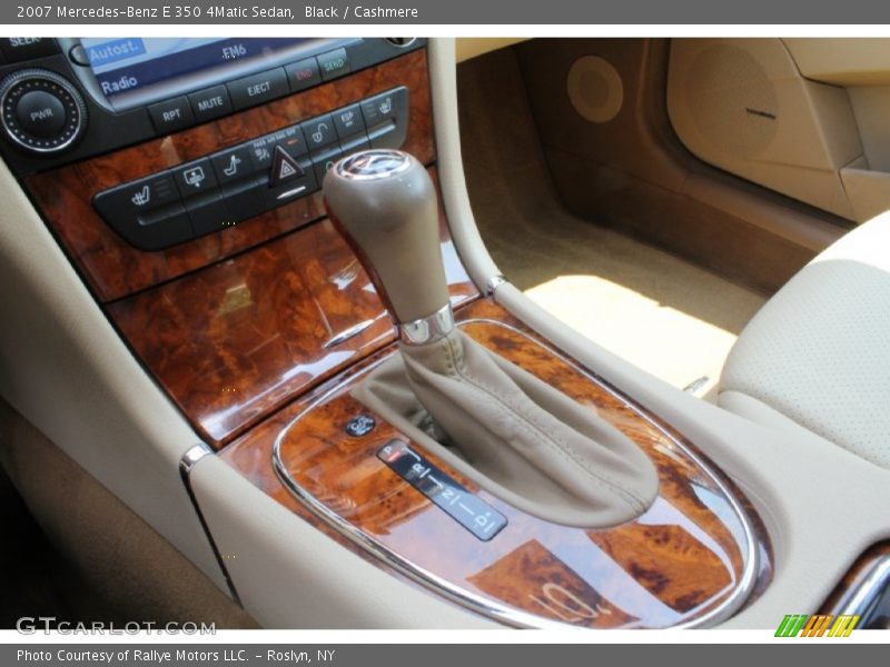 Black / Cashmere 2007 Mercedes-Benz E 350 4Matic Sedan