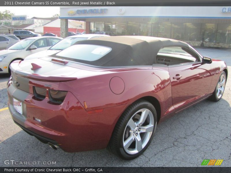 Red Jewel Metallic / Black 2011 Chevrolet Camaro SS Convertible