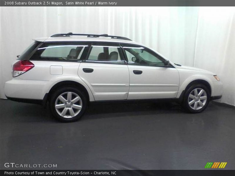 Satin White Pearl / Warm Ivory 2008 Subaru Outback 2.5i Wagon