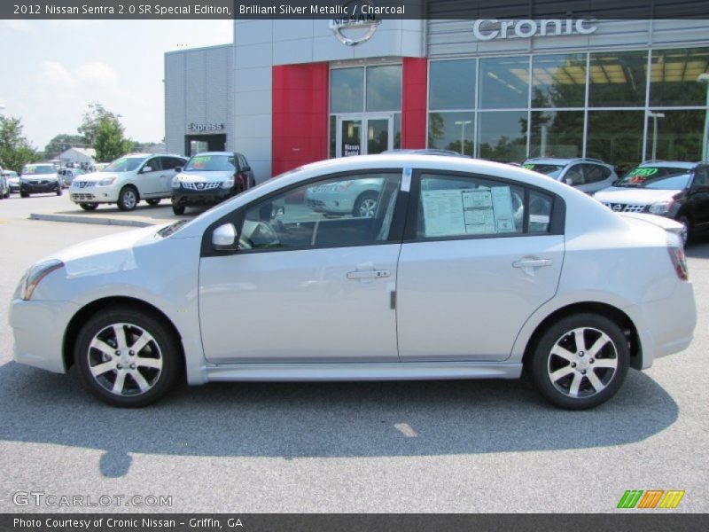 Brilliant Silver Metallic / Charcoal 2012 Nissan Sentra 2.0 SR Special Edition