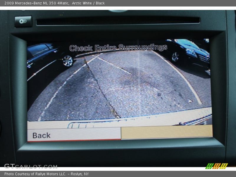 Arctic White / Black 2009 Mercedes-Benz ML 350 4Matic