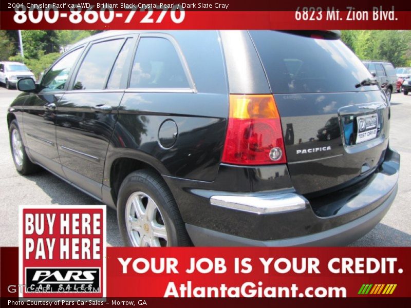 Brilliant Black Crystal Pearl / Dark Slate Gray 2004 Chrysler Pacifica AWD