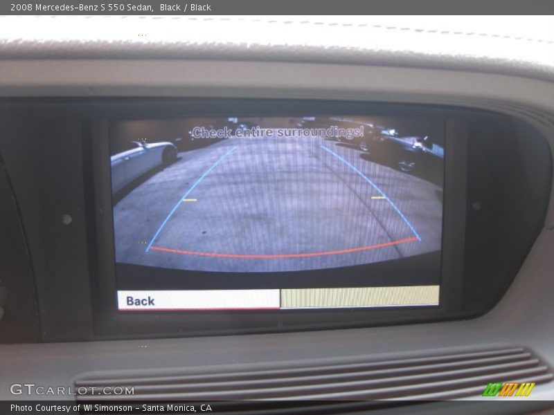 Black / Black 2008 Mercedes-Benz S 550 Sedan