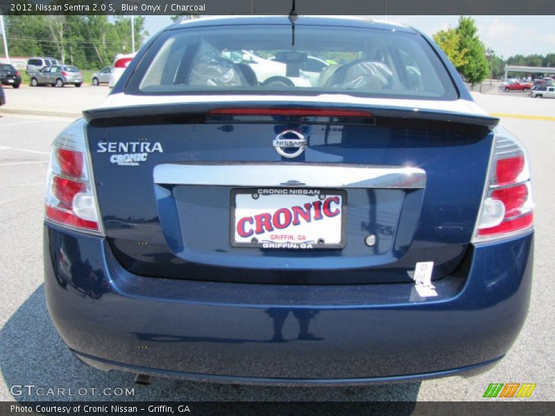 Blue Onyx / Charcoal 2012 Nissan Sentra 2.0 S
