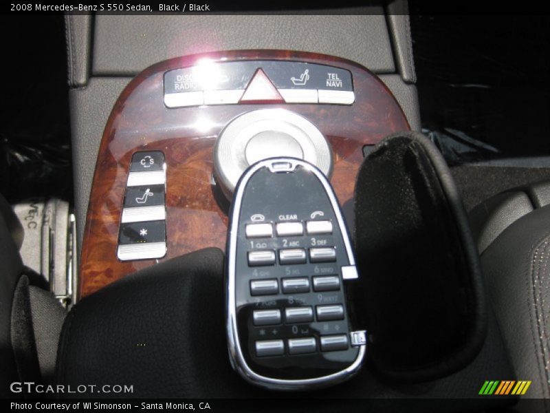 Black / Black 2008 Mercedes-Benz S 550 Sedan