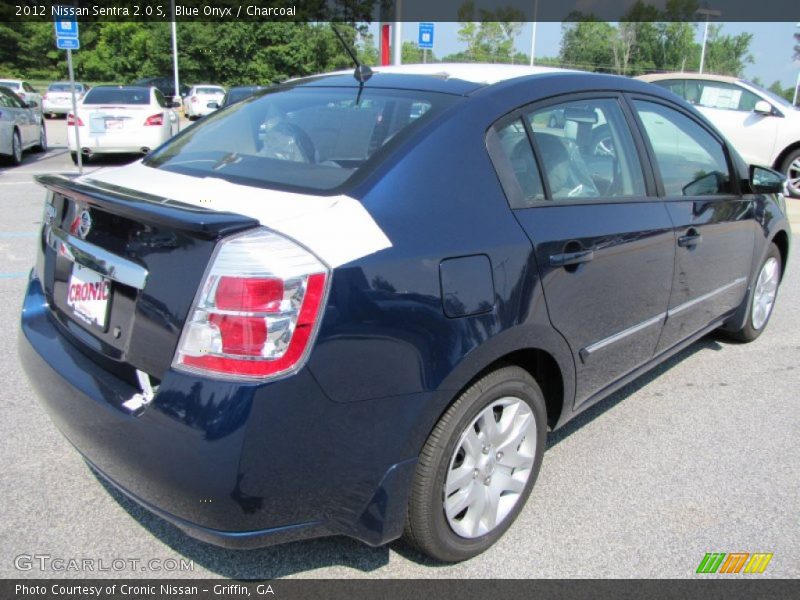 Blue Onyx / Charcoal 2012 Nissan Sentra 2.0 S