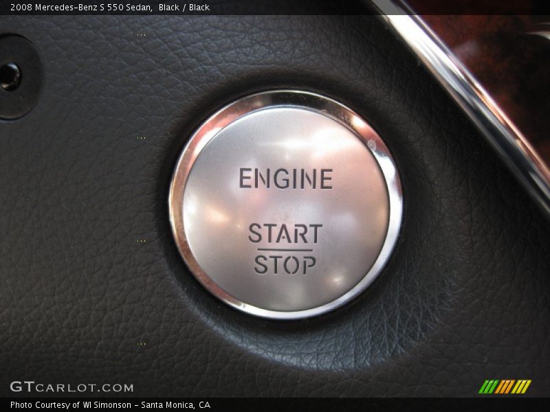 Black / Black 2008 Mercedes-Benz S 550 Sedan