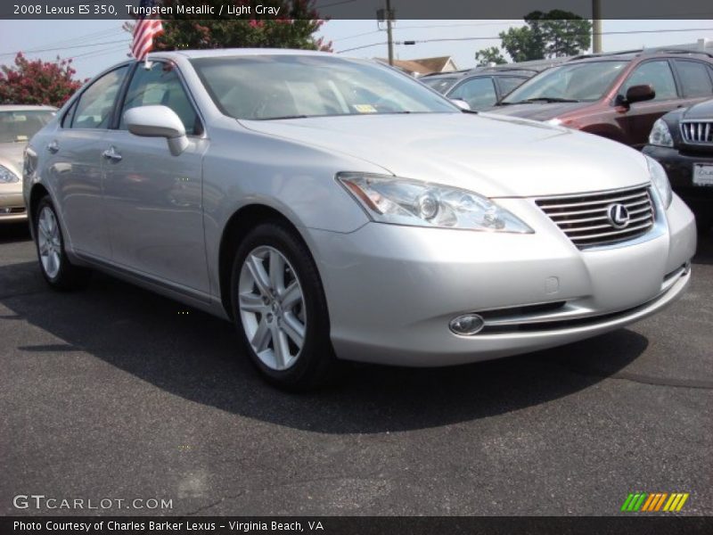 Tungsten Metallic / Light Gray 2008 Lexus ES 350