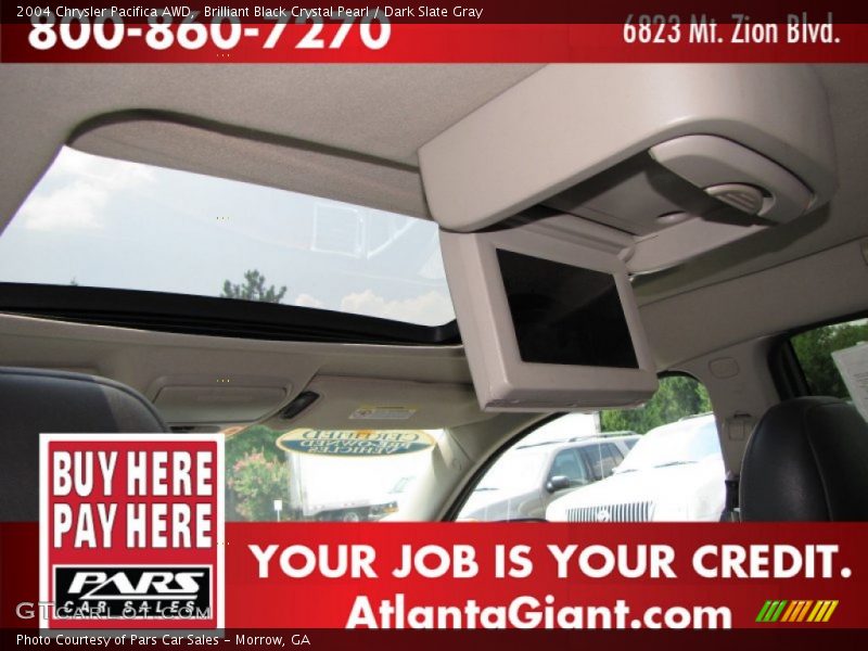 Brilliant Black Crystal Pearl / Dark Slate Gray 2004 Chrysler Pacifica AWD