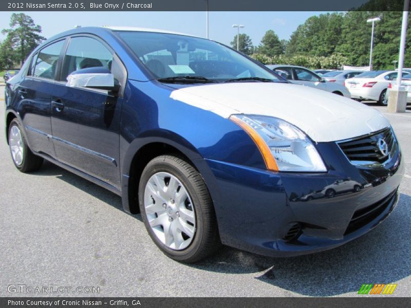 Blue Onyx / Charcoal 2012 Nissan Sentra 2.0 S