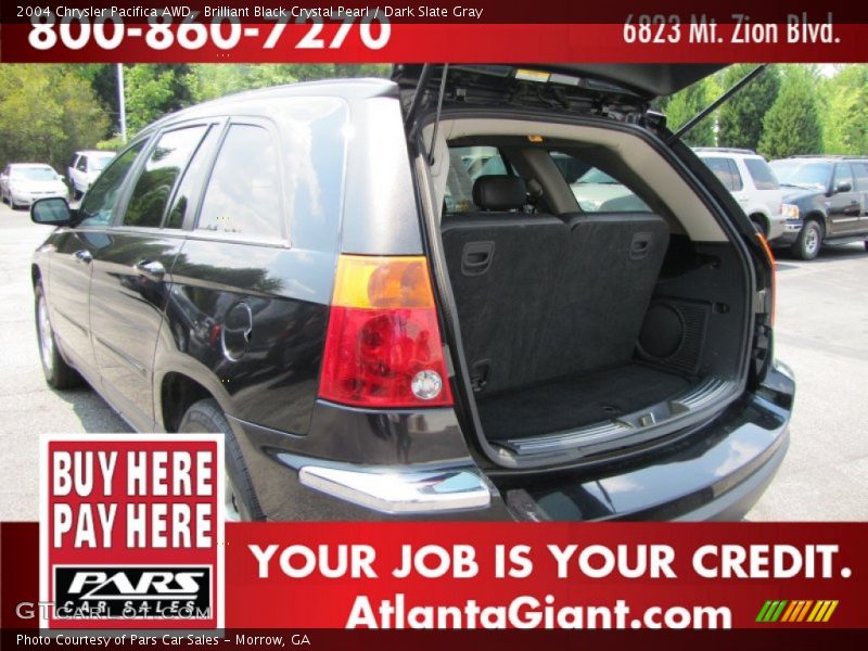 Brilliant Black Crystal Pearl / Dark Slate Gray 2004 Chrysler Pacifica AWD