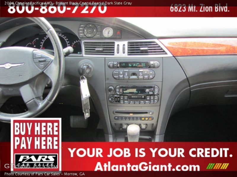 Brilliant Black Crystal Pearl / Dark Slate Gray 2004 Chrysler Pacifica AWD