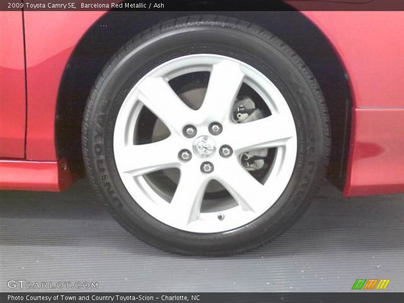 Barcelona Red Metallic / Ash 2009 Toyota Camry SE
