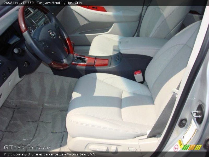 Tungsten Metallic / Light Gray 2008 Lexus ES 350