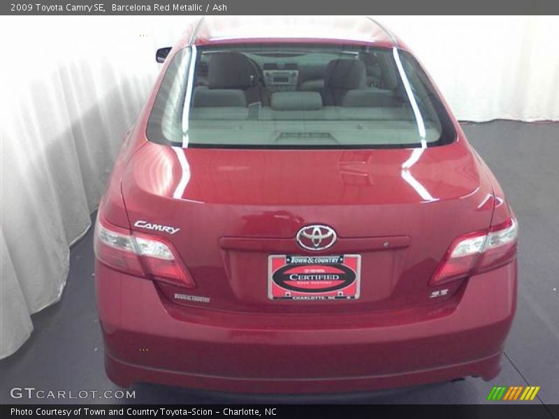 Barcelona Red Metallic / Ash 2009 Toyota Camry SE