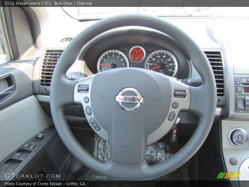 Blue Onyx / Charcoal 2012 Nissan Sentra 2.0 S