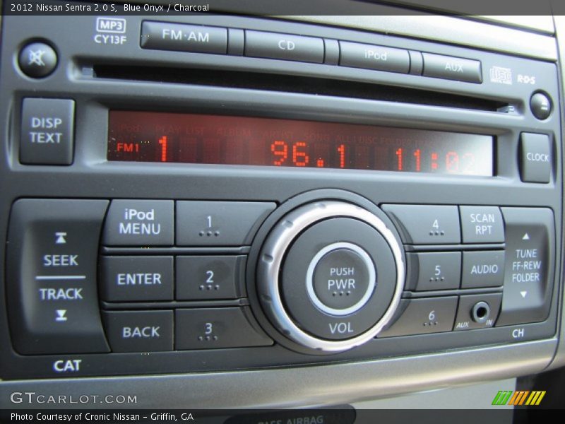 Blue Onyx / Charcoal 2012 Nissan Sentra 2.0 S